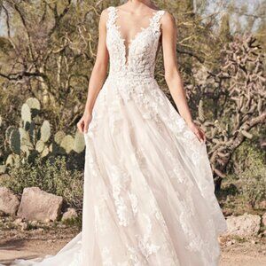 Lillian West Style 66163 A-Line Wedding Dress